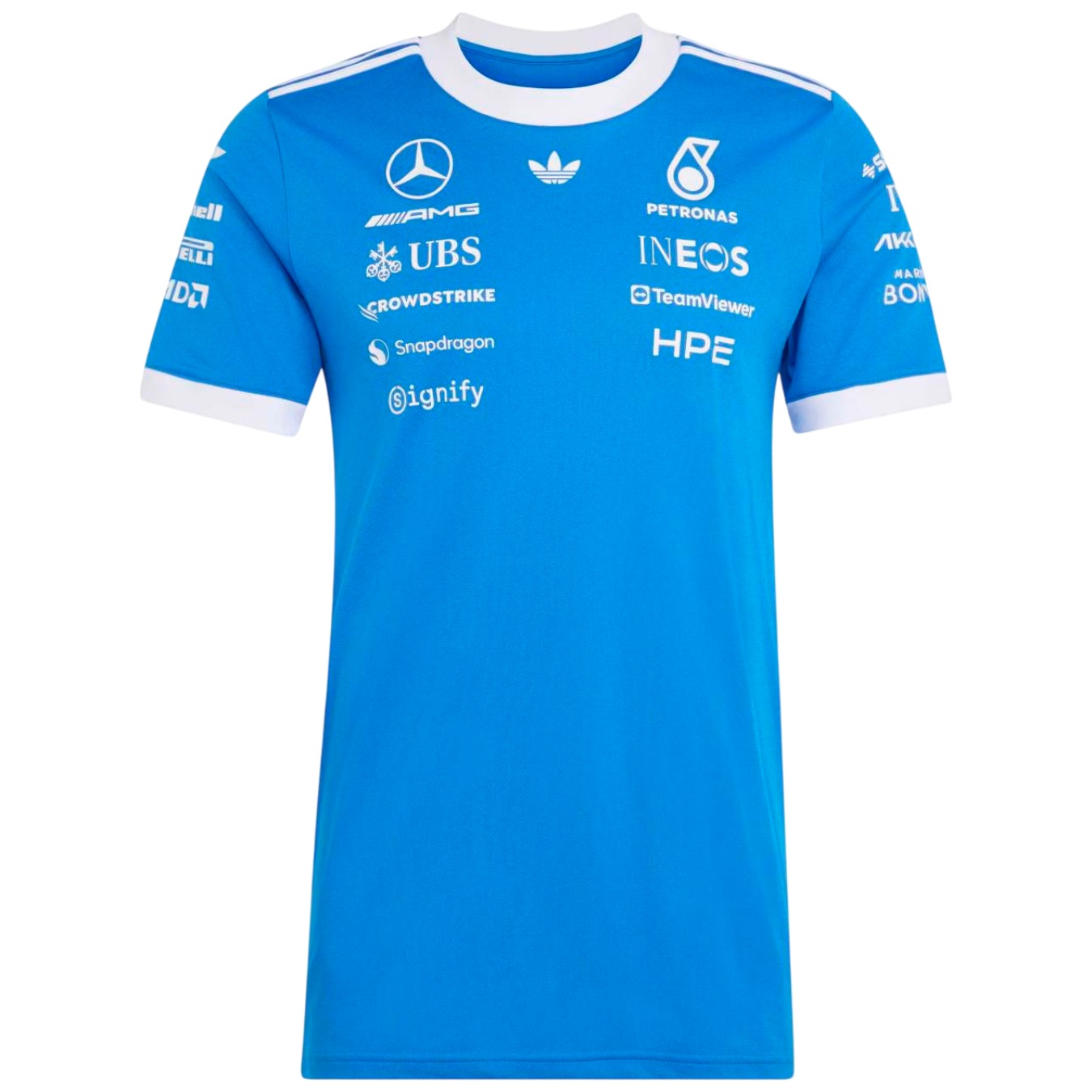 Maillot Mercedes AMG Blue Wonder Bleu - Adidas