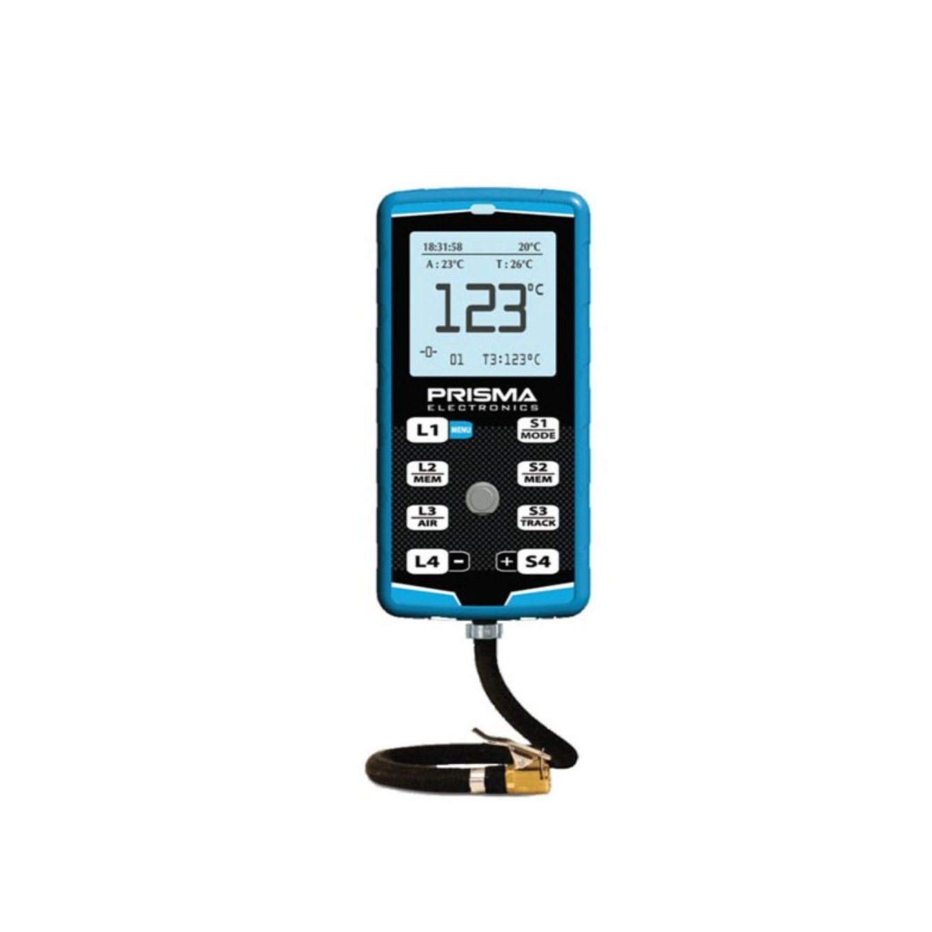 Manomètre PRISMA HPM 4X de pression de pneus + Chronomètre intégré