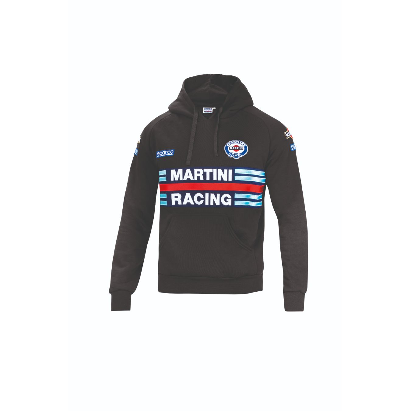 Sweat à capuche MARTINI RACING noir pour homme