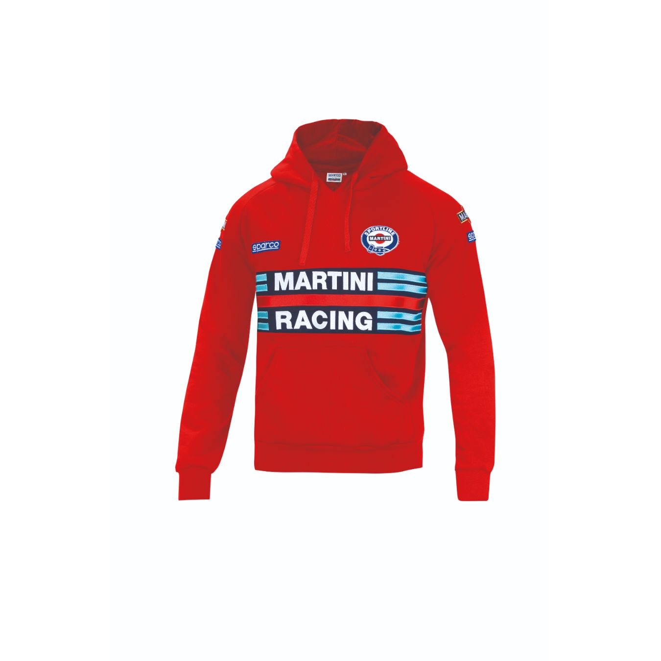 Sweat à capuche MARTINI RACING rouge pour homme