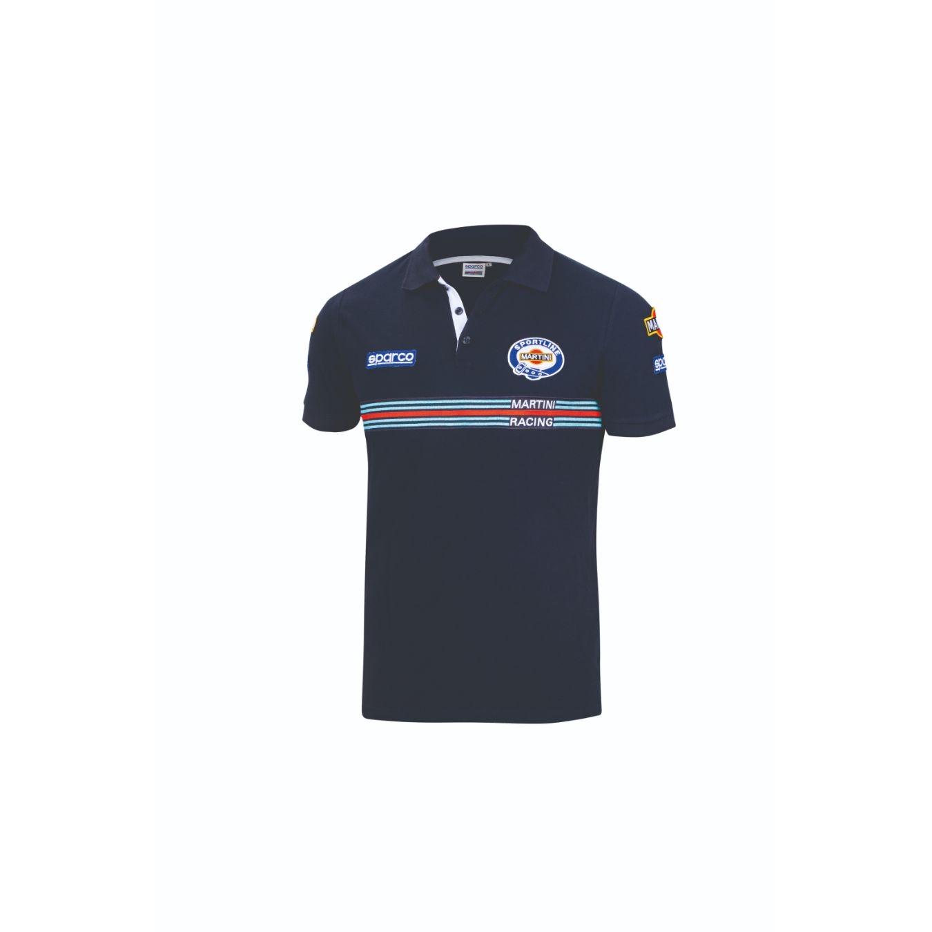 Polo MARTINI RACING replica bleu pour homme