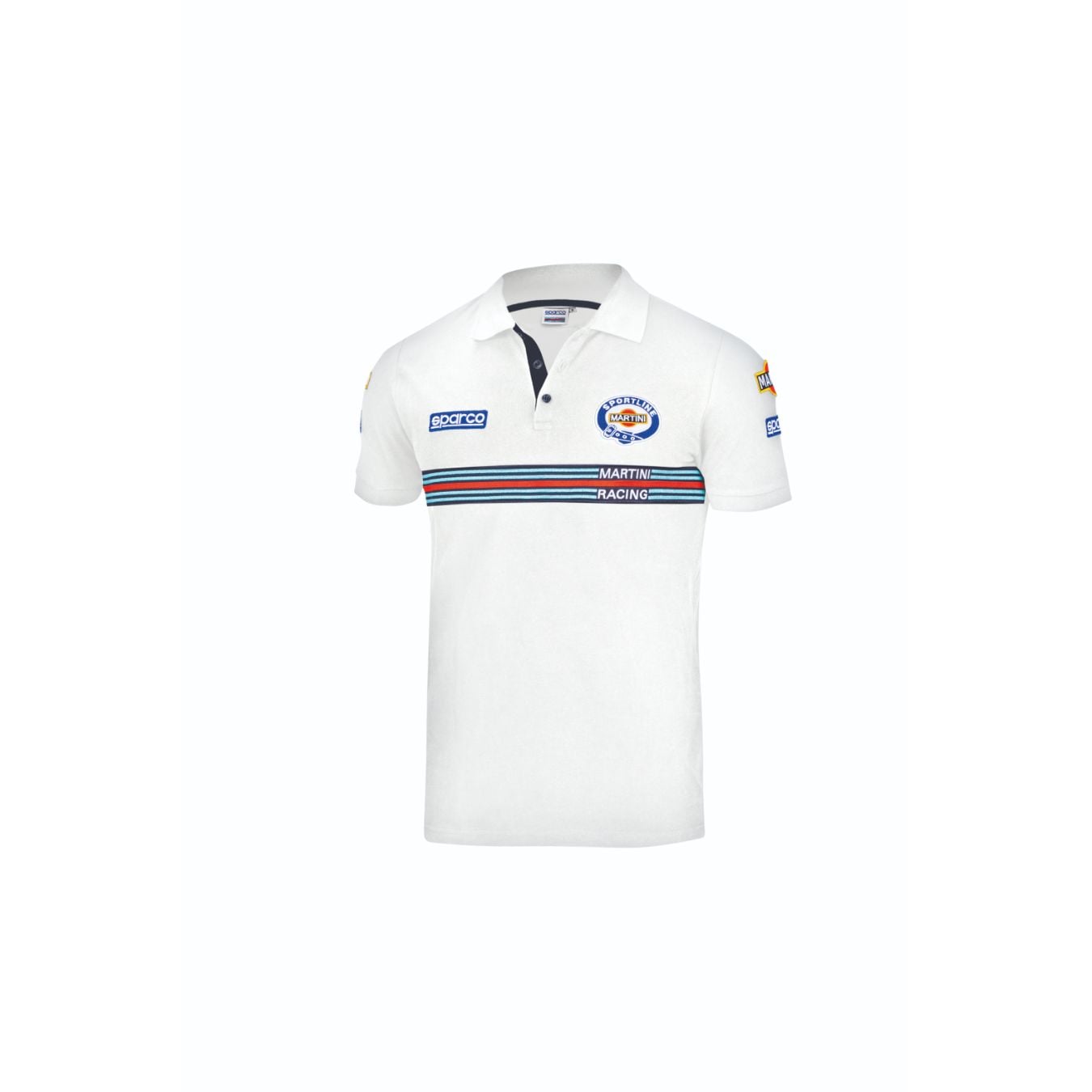Polo MARTINI RACING replica blanc pour homme taille S
