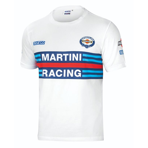 T-Shirt MARTINI RACING blanc pour homme taille XXL
