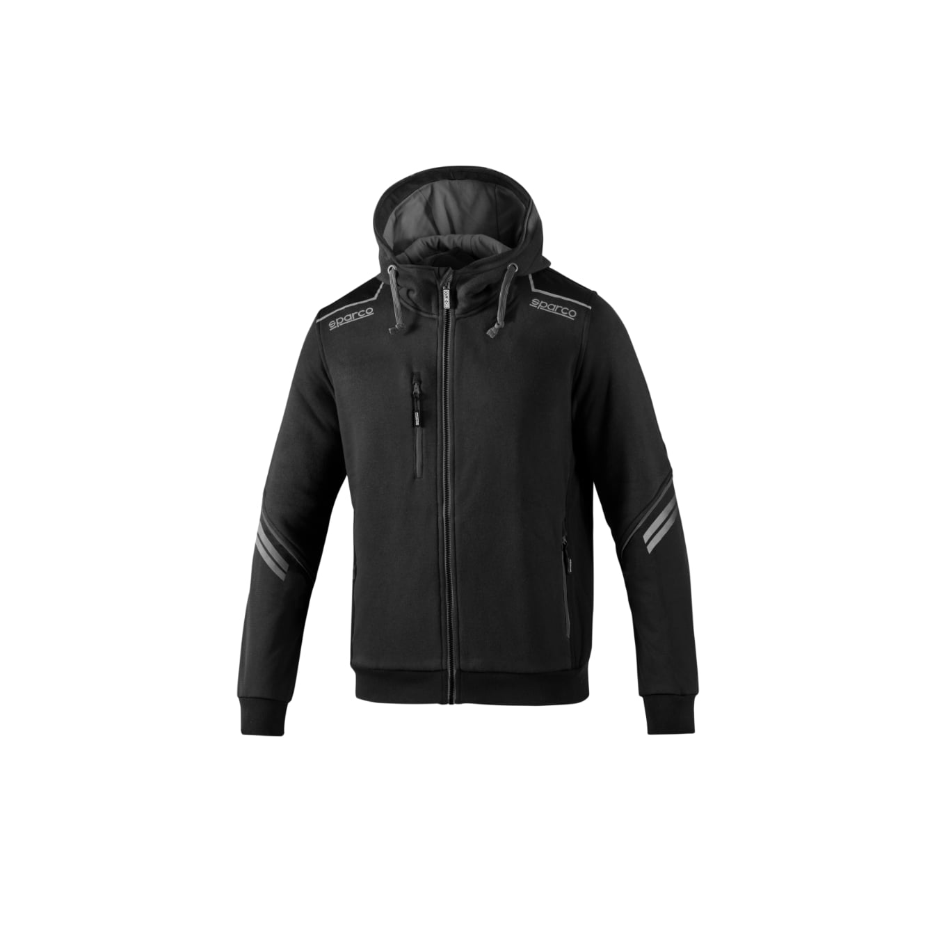 Sweat zippé à capuche SPARCO Homme Noir taille XXL