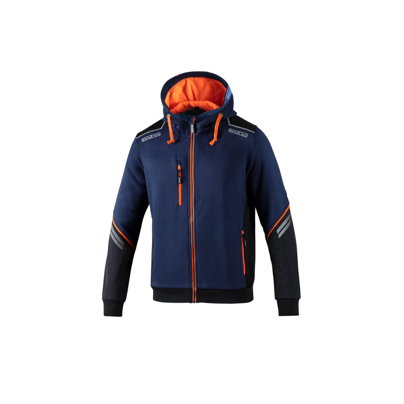 Sweat zippé à capuche SPARCO Homme Bleu marine taille S