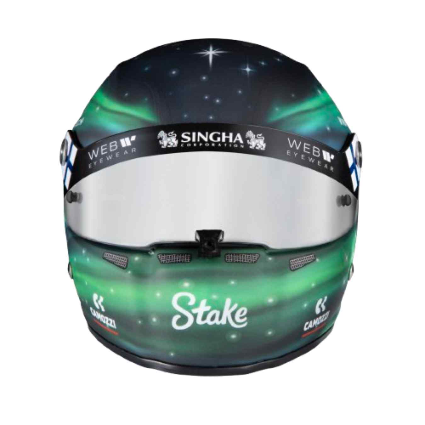 Miniature 1/2 Casque STILO Valtteri Bottas F1 Team Stake 2024