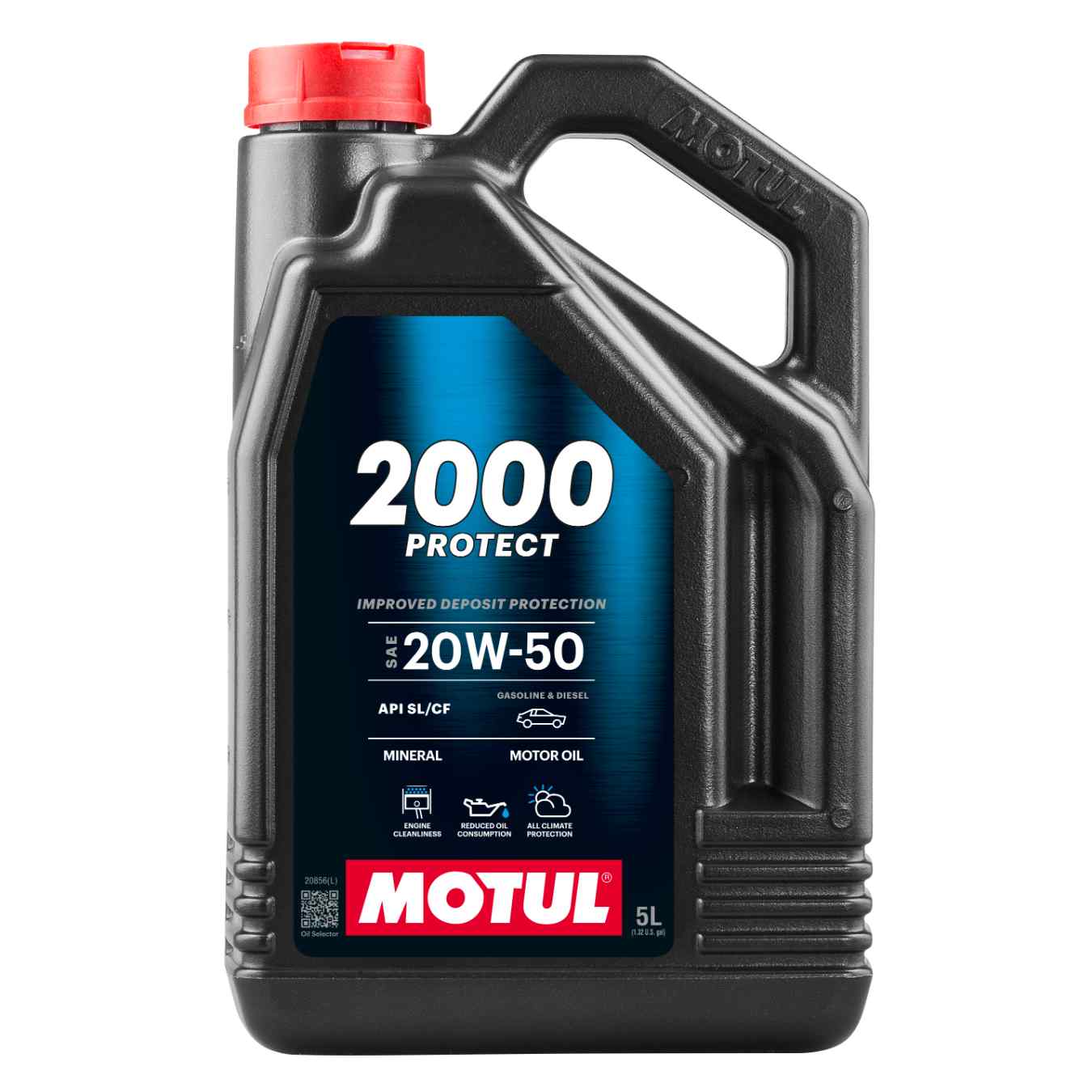 Huile moteur MOTUL 2000 Protect 20W50 5L