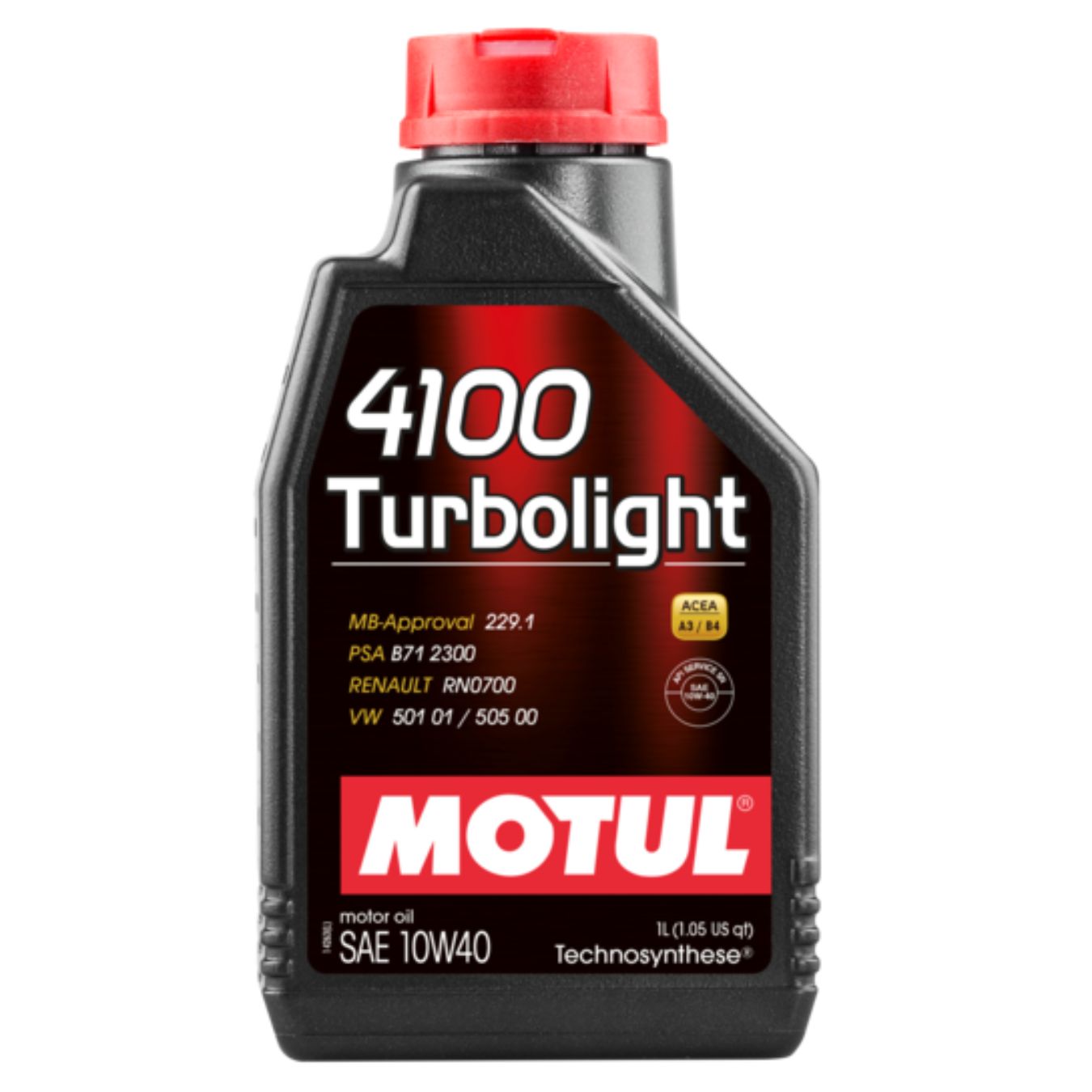 Huile moteur MOTUL 4100 Turbolight 10W40 1L