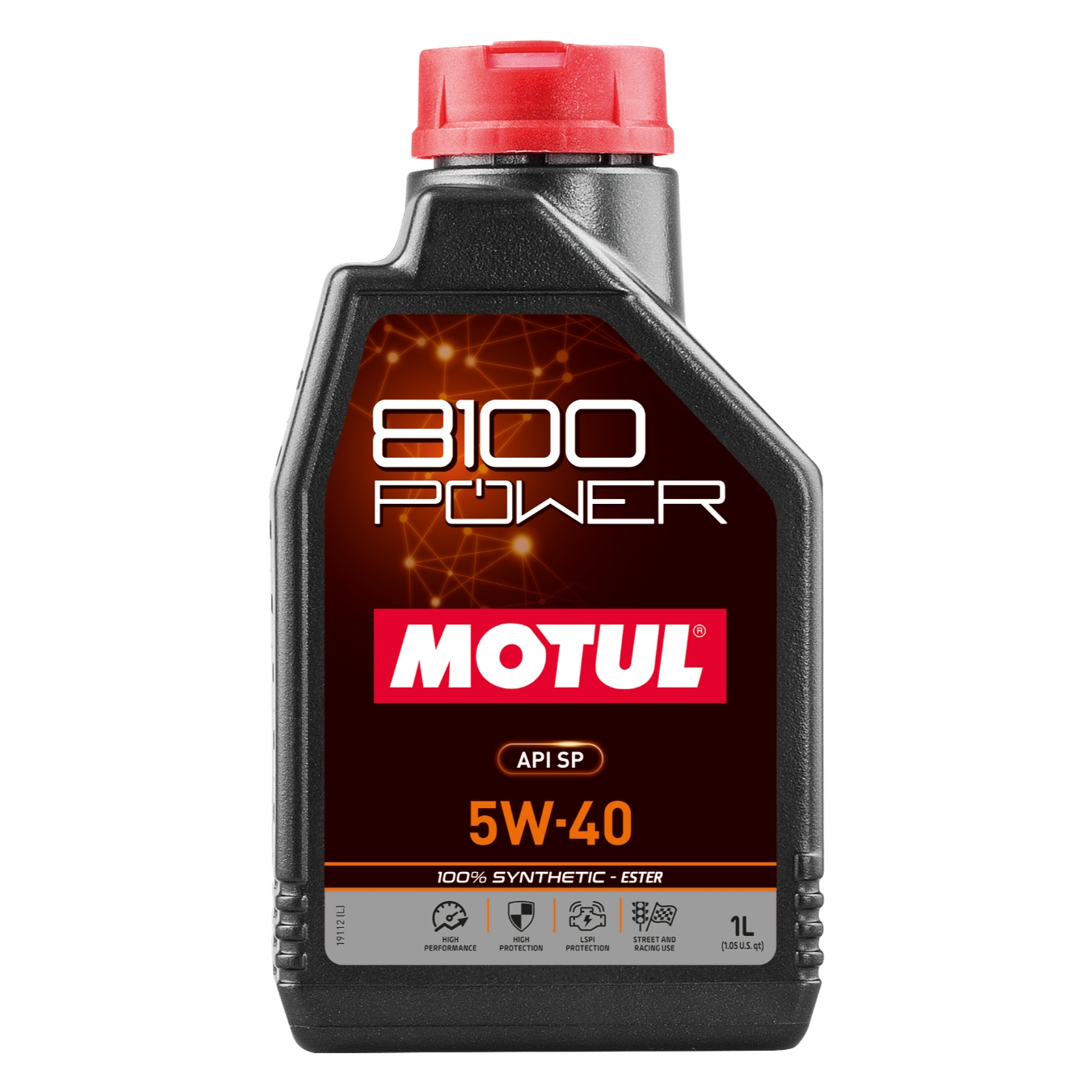Huile moteur MOTUL 8100 POWER 5W40 1L