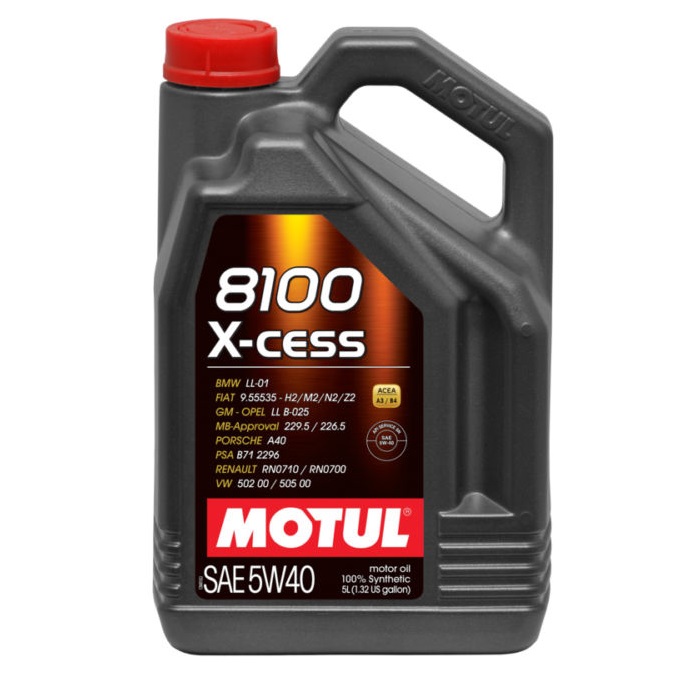Huile moteur MOTUL 8100 X-CESS 5W40 Bidon 5L