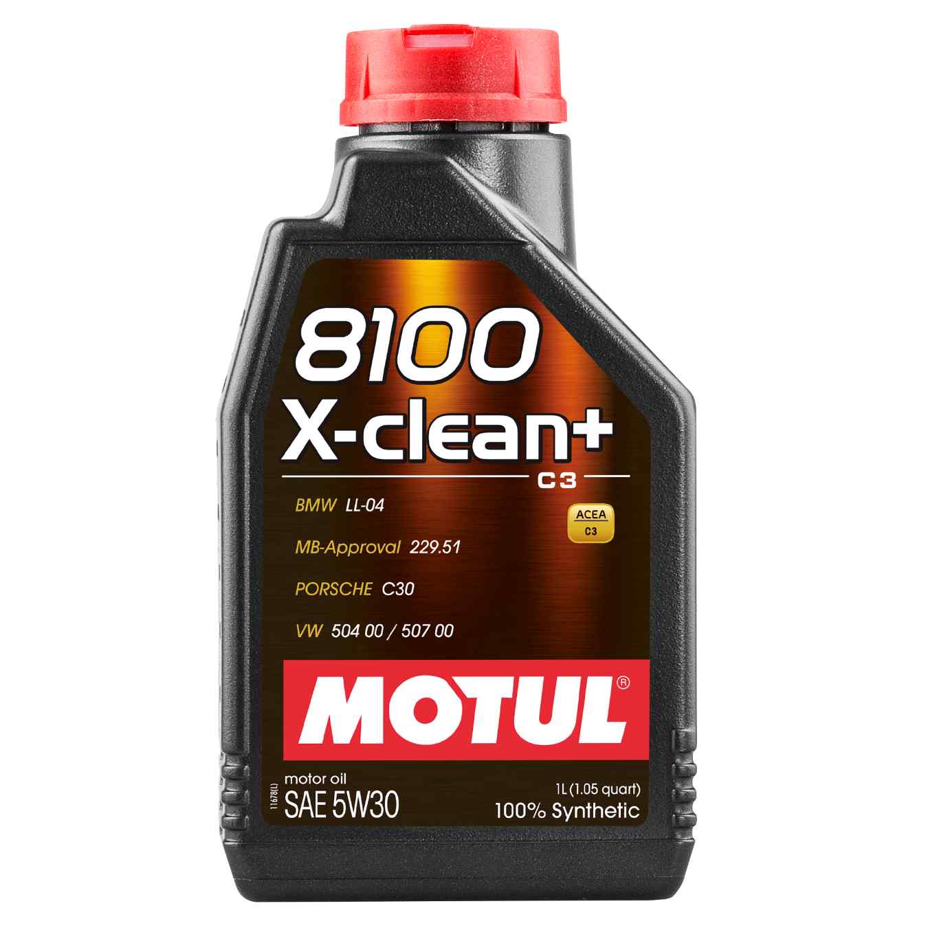 Huile moteur MOTUL 8100 X-Clean + 5W30 1L