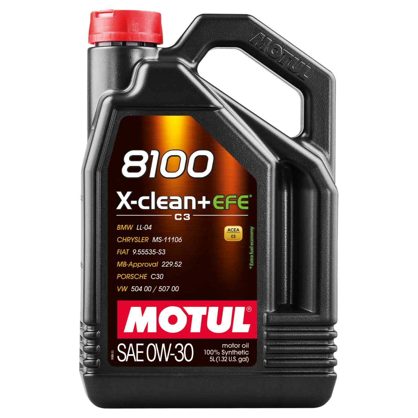 Huile moteur MOTUL 8100 X-Clean + EFE 0W-30 5L