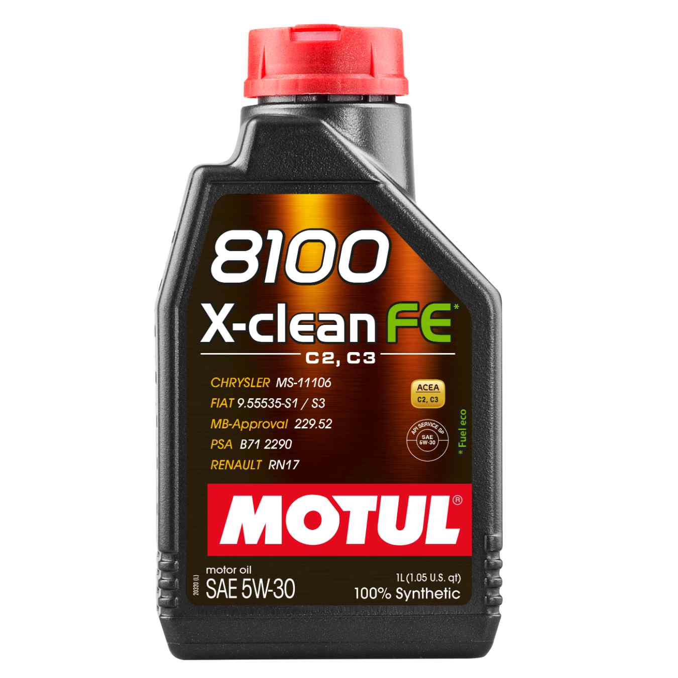 Huile moteur MOTUL 8100 X-Clean FE 5W-30 1L