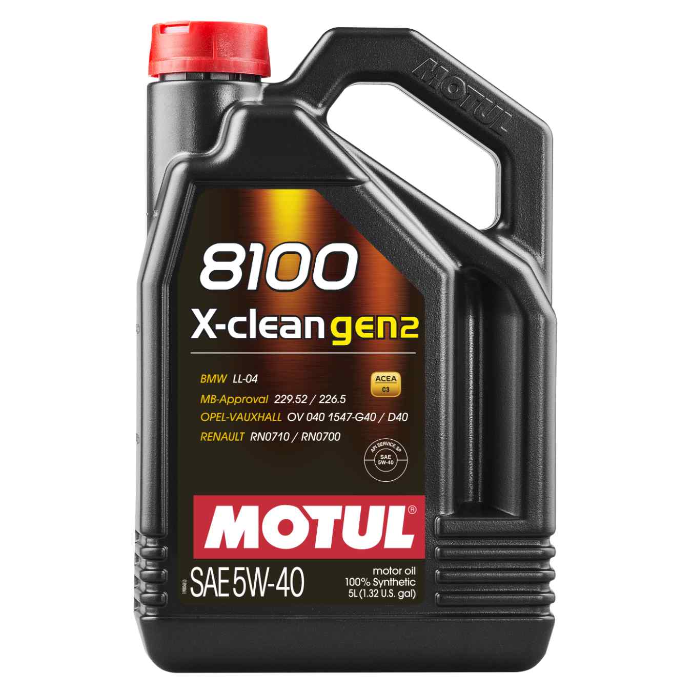 Huile moteur MOTUL 8100 X-Clean GEN2 5W-40 5L