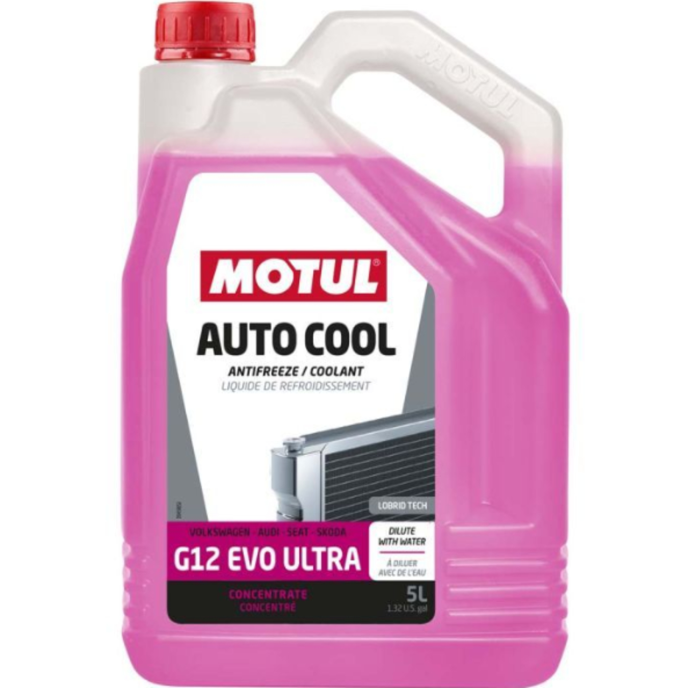 Liquide de Refroidissement MOTUL Auto Cool G12 EVO Ultra 5L