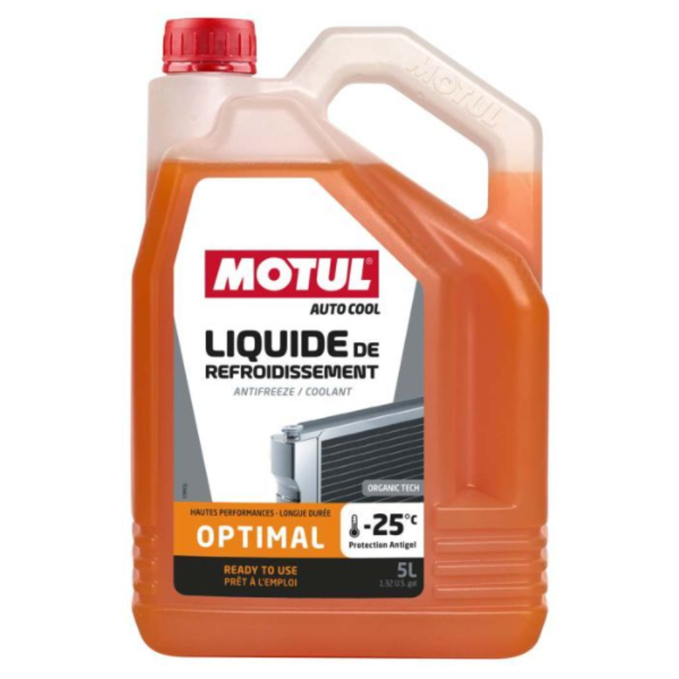 Liquide de Refroidissement MOTUL Auto Cool Optimal -25°C 5L