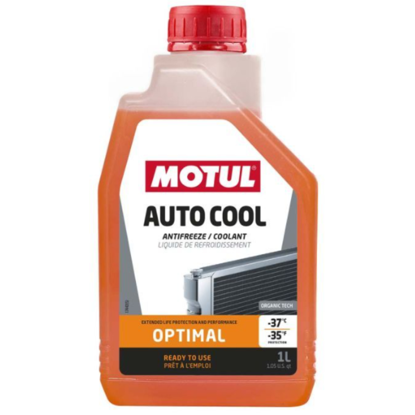 Liquide de Refroidissement MOTUL Auto Cool Optimal -37°C 1L