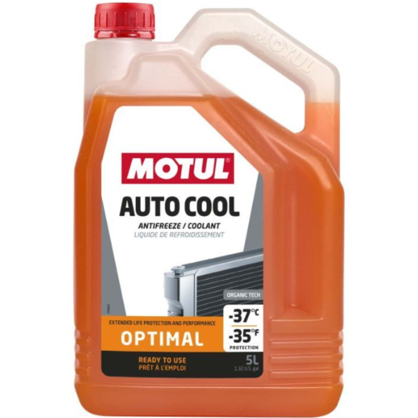 Liquide de Refroidissement MOTUL Auto Cool Optimal -37°C 5L