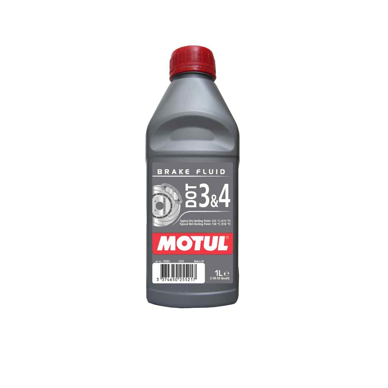 Liquide de frein MOTUL DOT 3 et 4 1L