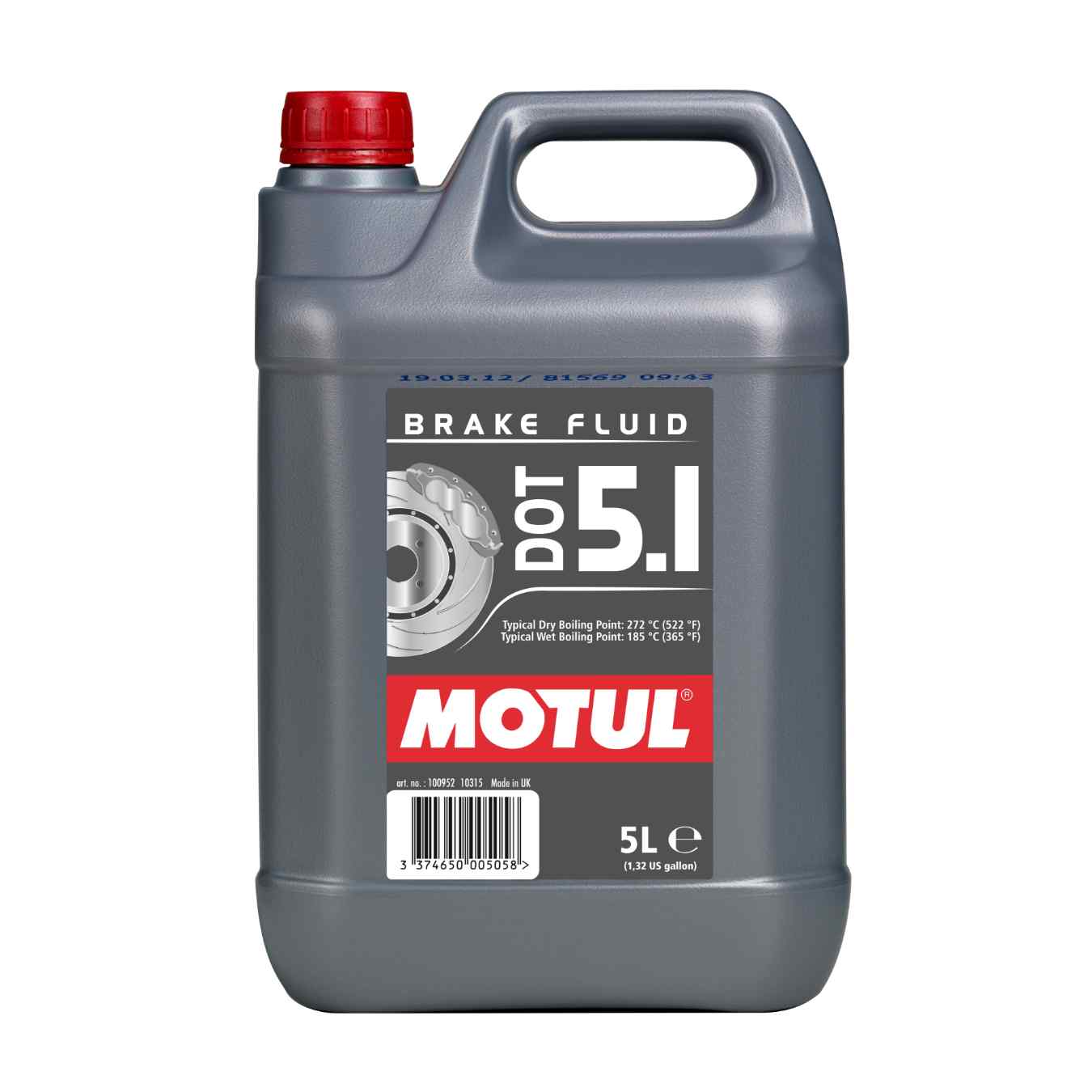 Liquide de frein MOTUL DOT 5.1 5L