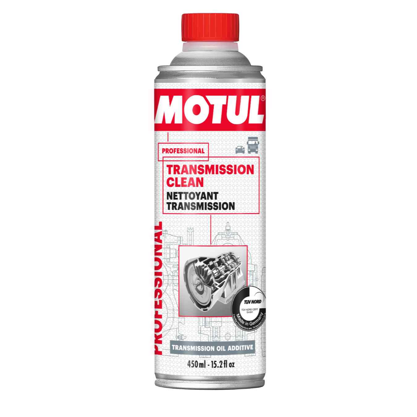 MOTUL Nettoyant boîte de vitesses Transmission clean 450ML