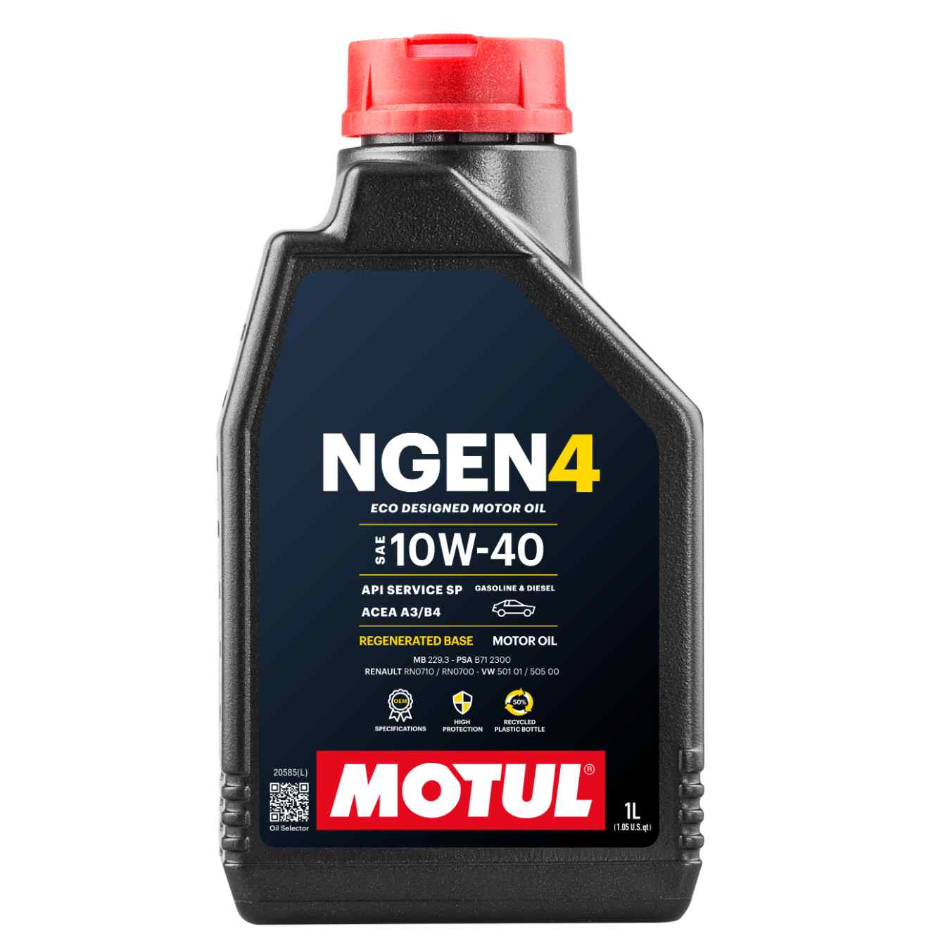 Huile moteur MOTUL NGen 4 10W-40 1L