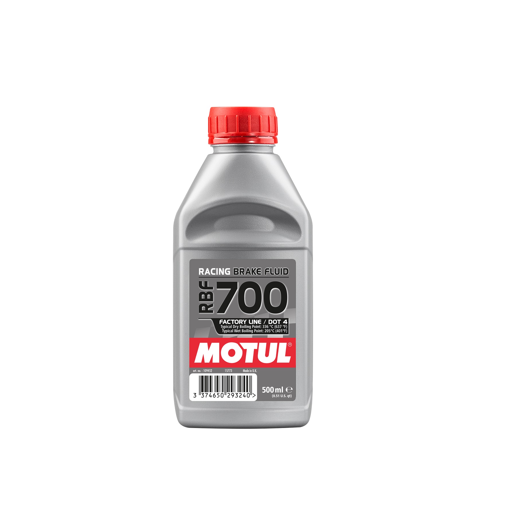 Liquide de frein MOTUL RBF 700 DOT4 non miscible 500ML