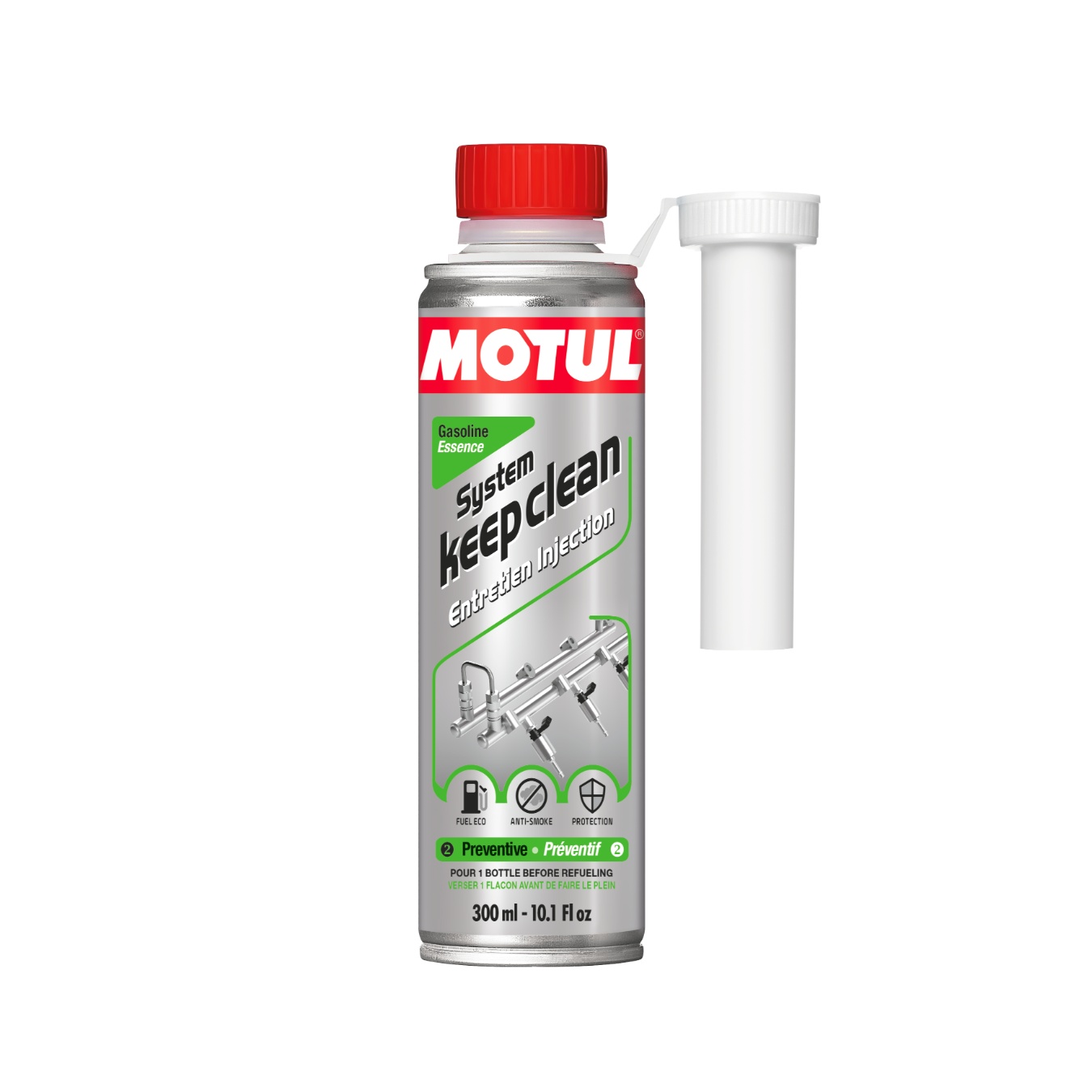 MOTUL Additif préventif d'entretien System Keep Clean Essence 300 ML