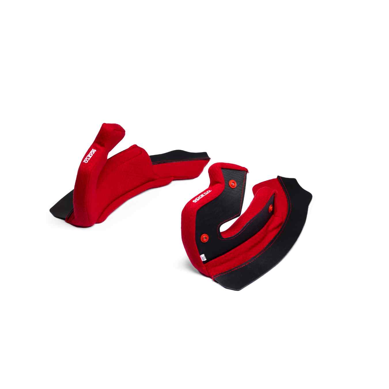 Mousse de Joues SPARCO pour Casque Intégral STEALTH Rouge