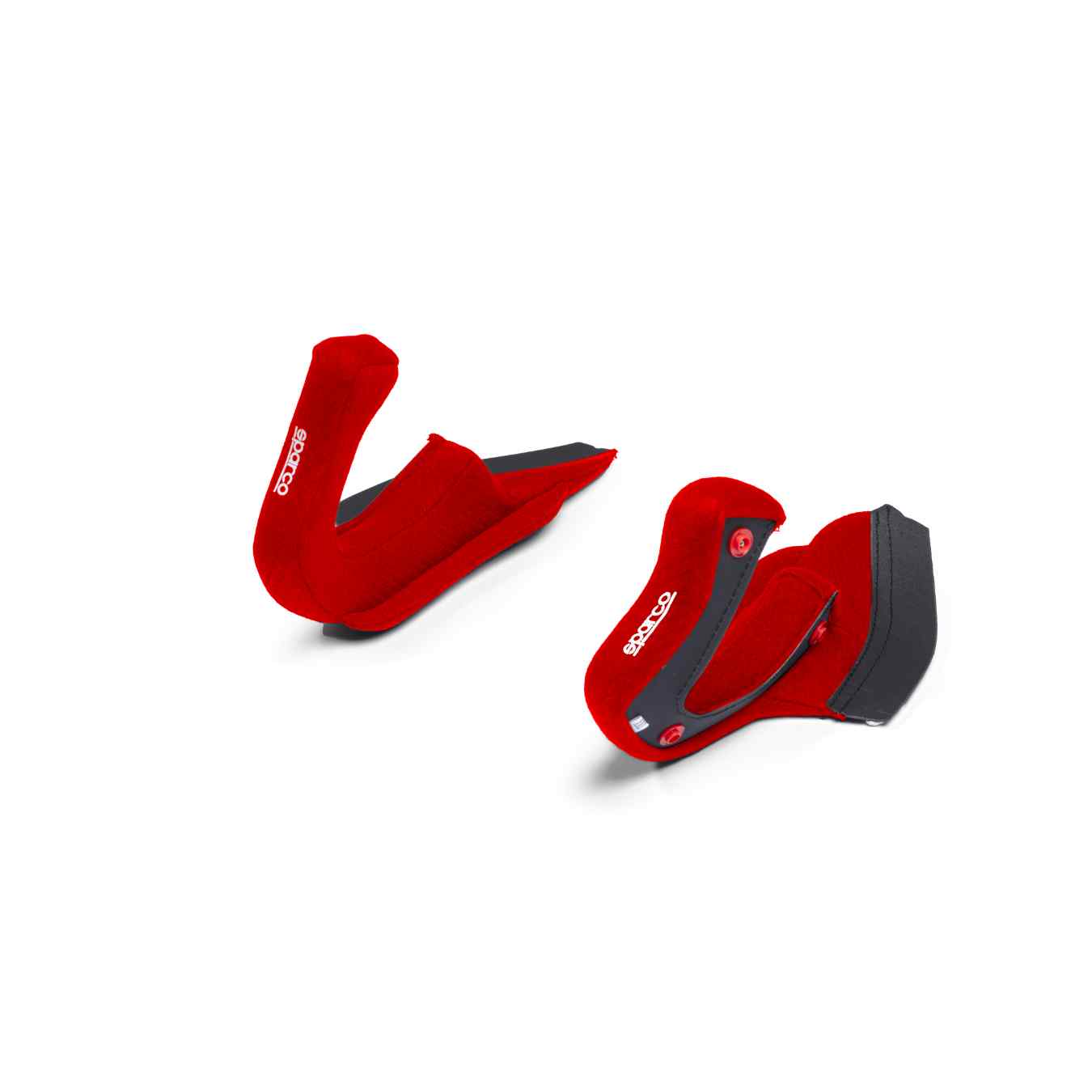 Mousse de Joues SPARCO pour Casque Jet FLUX RJ/RJ I Rouge