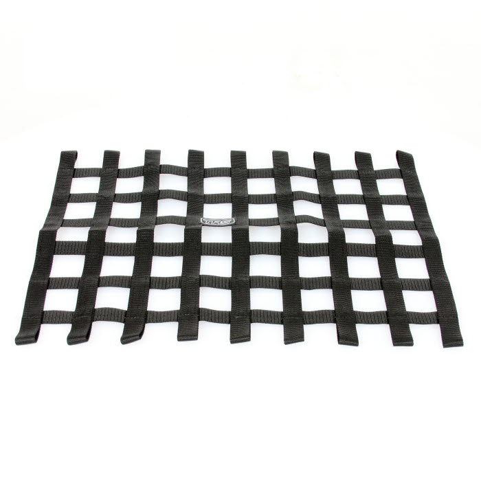 Filet anti-défenestration type Nascar noir sans kit de fixation