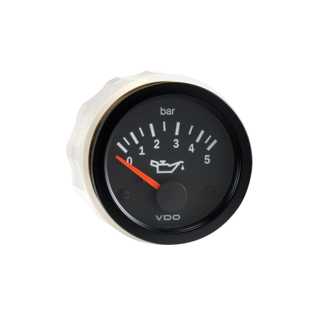 Manomètre pression huile 0-5 bar 52mm Bague de serrage VDO Cockpit Vision