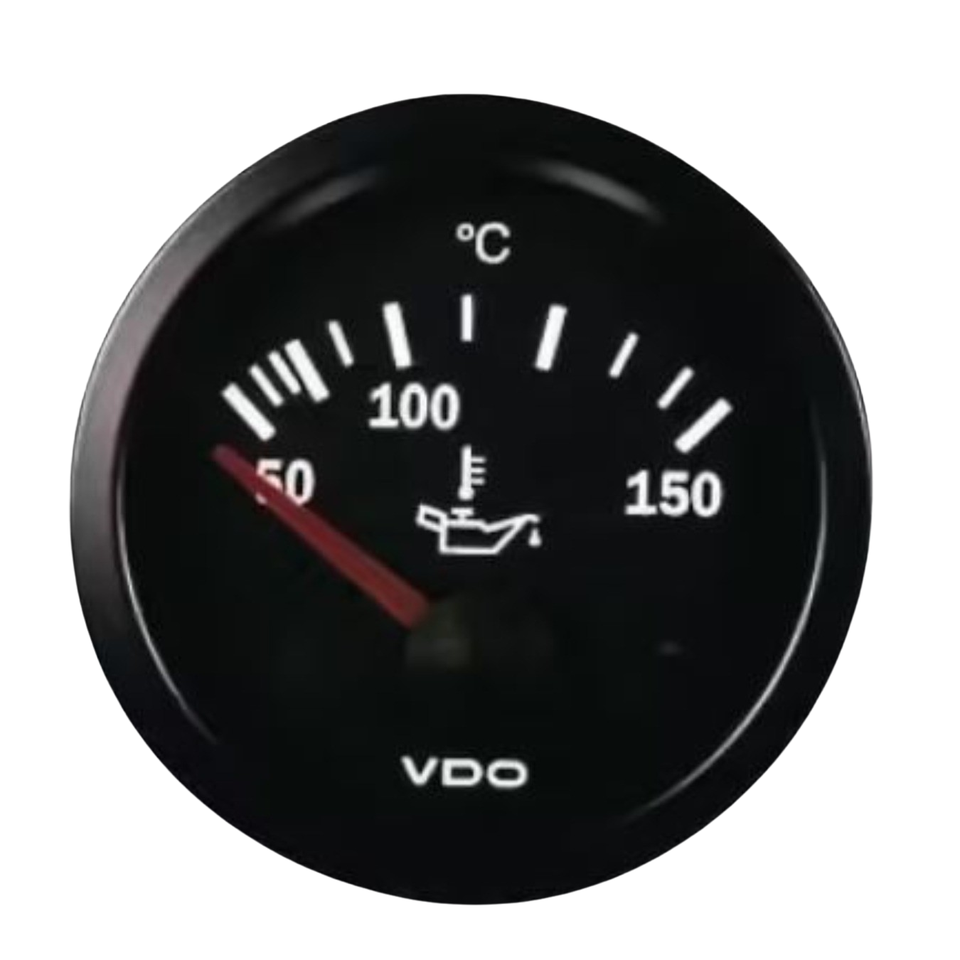 Manomètre température huile 50–150°C 52mm Bague serrage VDO Cockpit Vision