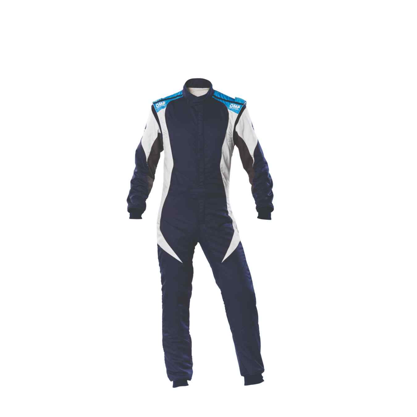Combinaison OMP FIRST EVO FIA 8856 2018 Bleu Marine Blanc