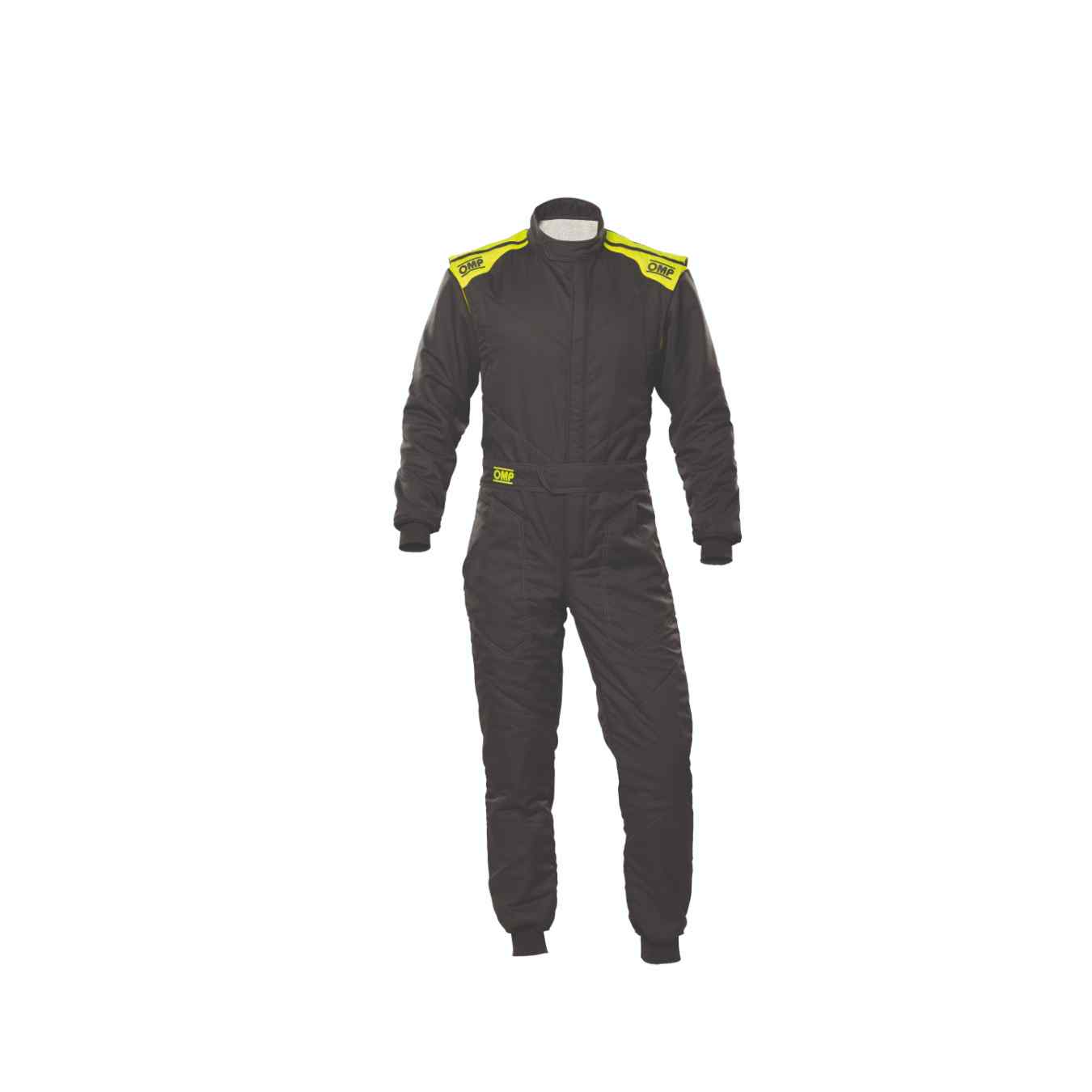 Combinaison OMP FIRST S FIA 8856 2018 Anthracite Jaune Fluo