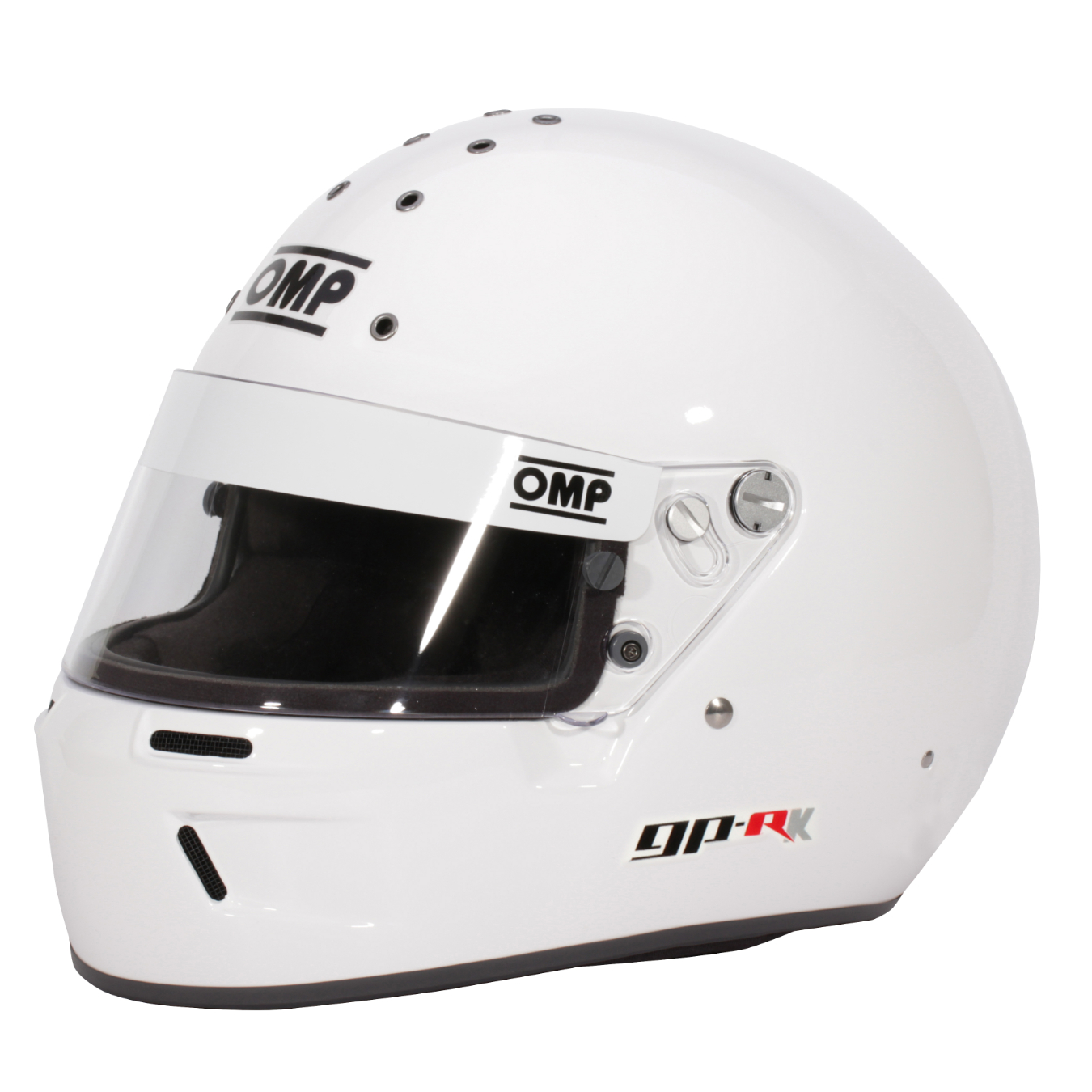 Casque karting OMP GP-R K blanc taille M