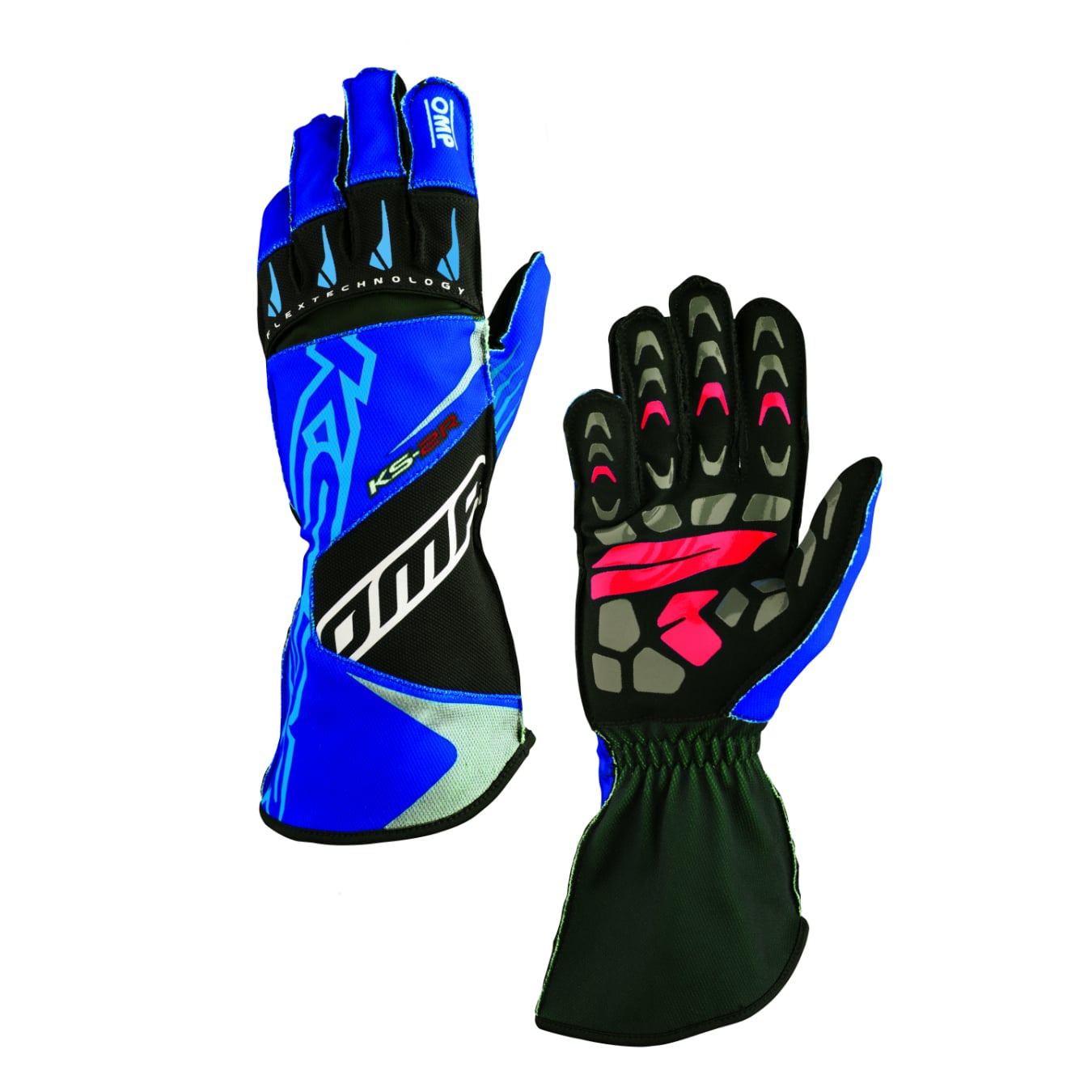 Gants karting OMP KS-2R 2022 Bleu taille XL