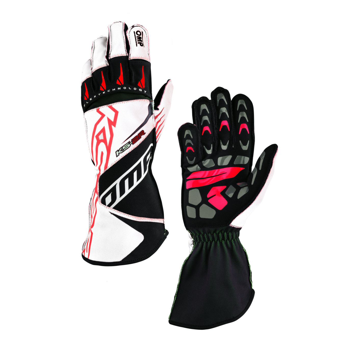 Gants karting OMP KS-2R 2022 Blanc taille XL