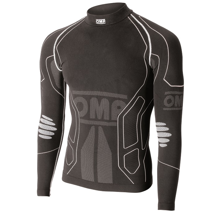 T-shirt manches longues OMP KS Winter noir taille L