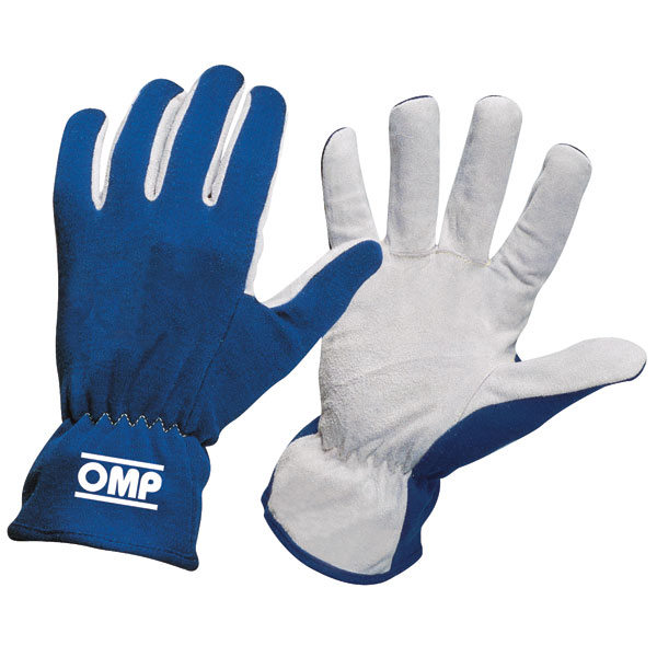Gants OMP New Rally Bleu taille 9