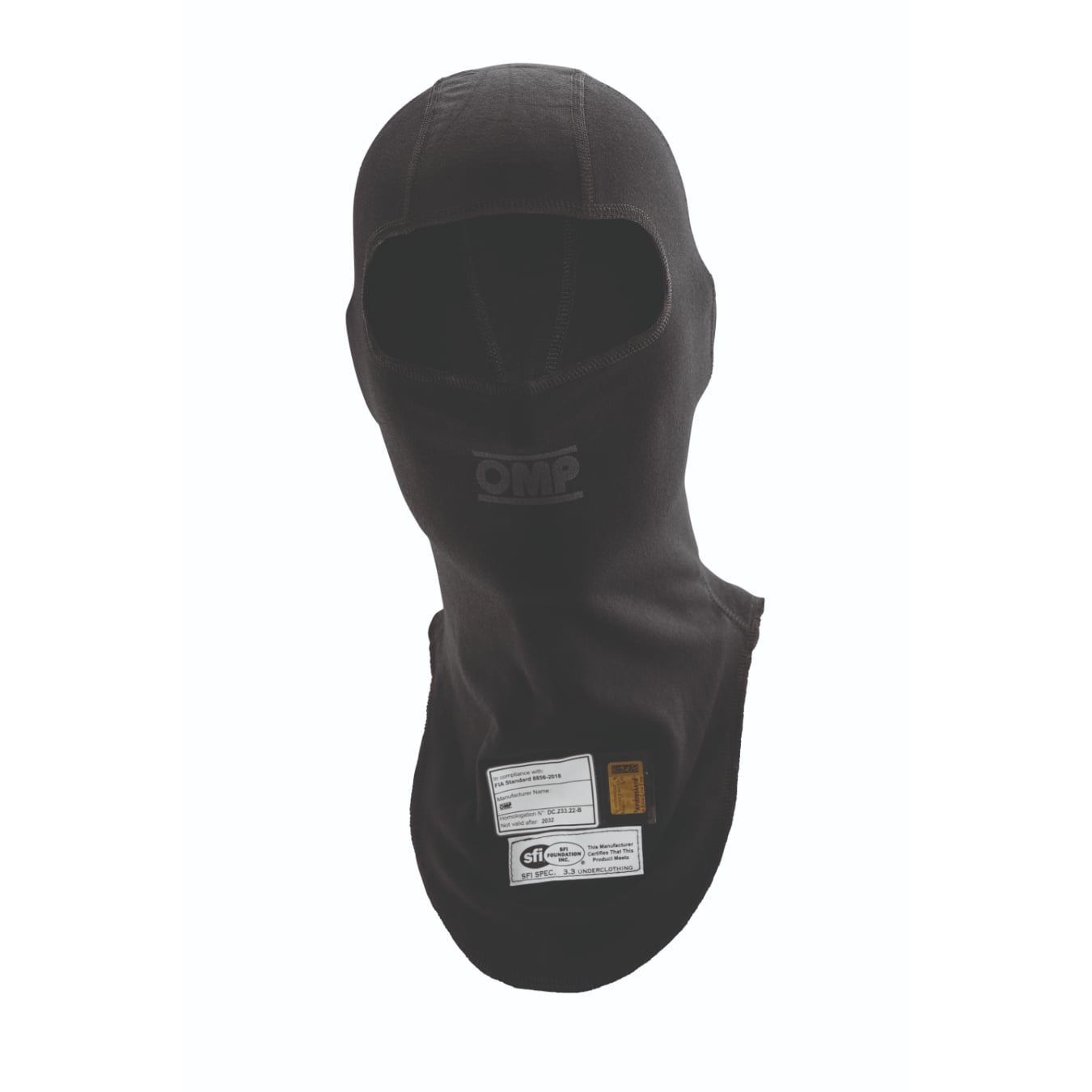Cagoule FIA OMP One Evo Noir taille L/XL