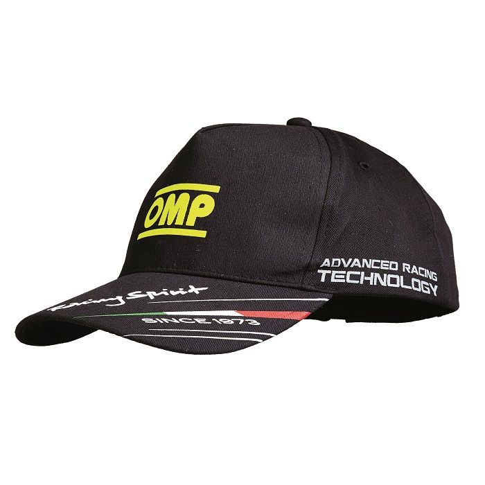 Casquette OMP Racing Spirit noire - pour enfant