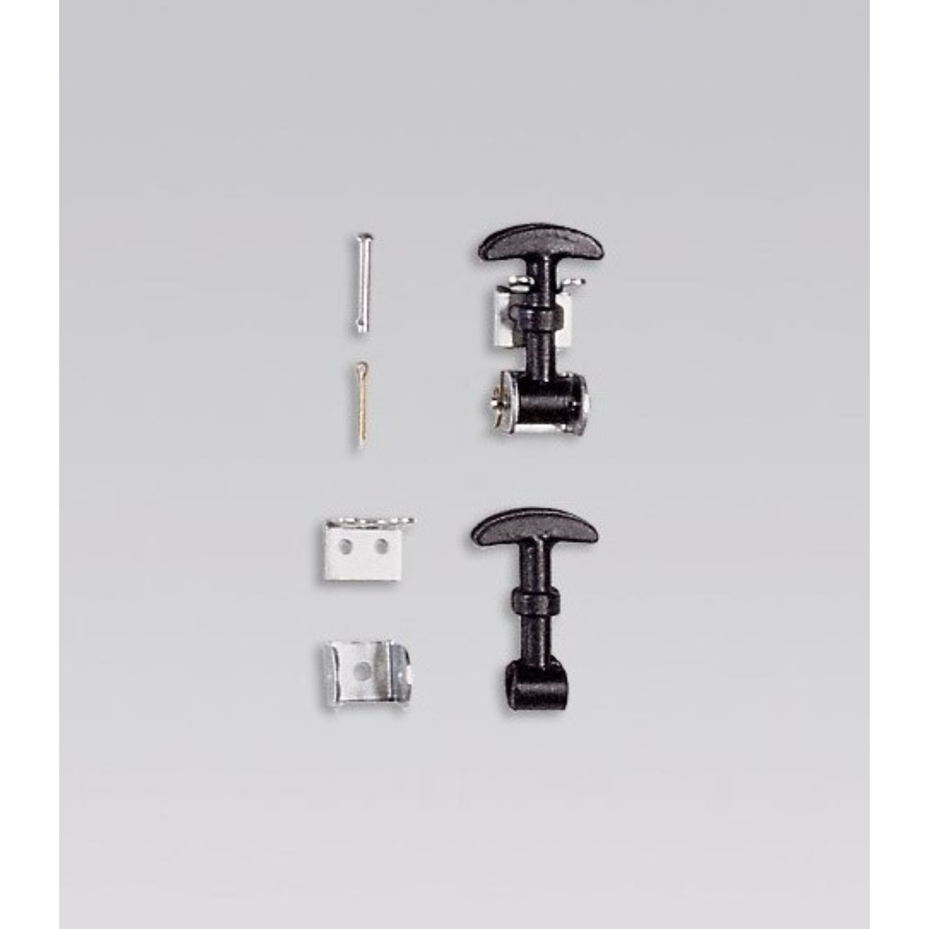 Attache capot OMP petit modèle en caoutchouc - la paire