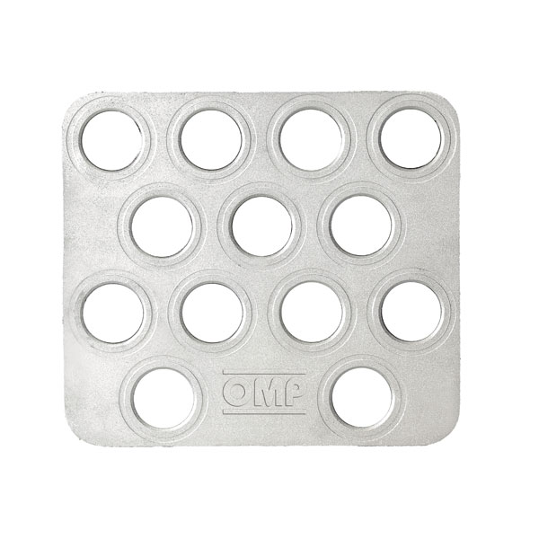 Repose-pied copilote OMP aluminium sablé