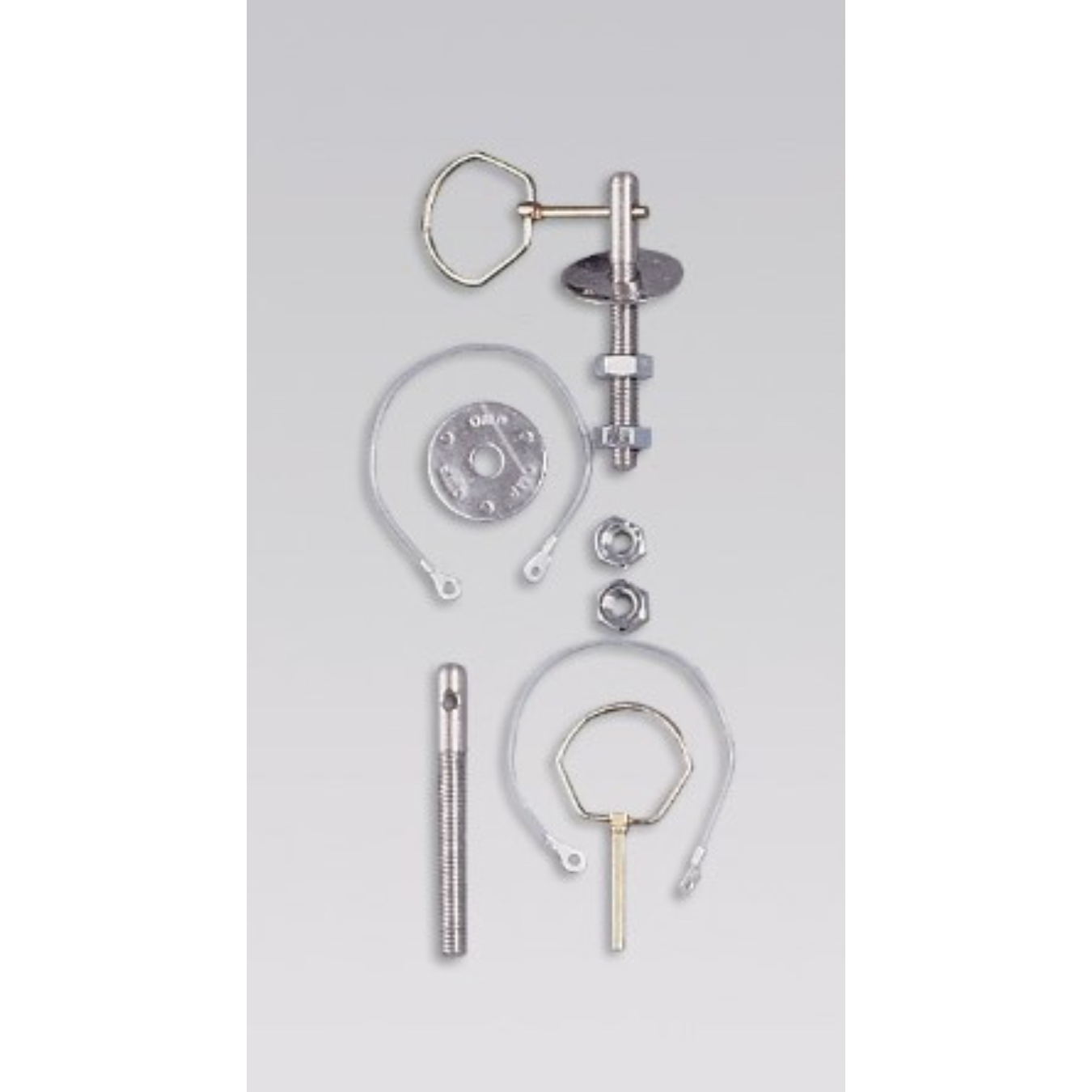 Attache capot inox avec goupille large OMP