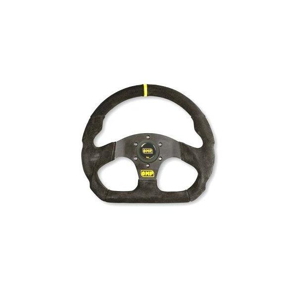 OMP Flat Suede Carbon Fiber Superquadro Steering Wheel – Top