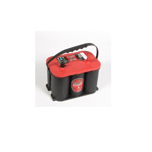 Batterie au plomb OPTIMA RT C 50 A/h 4.2L démarrage 815 A dimensions 254x172x199 mm + à droite