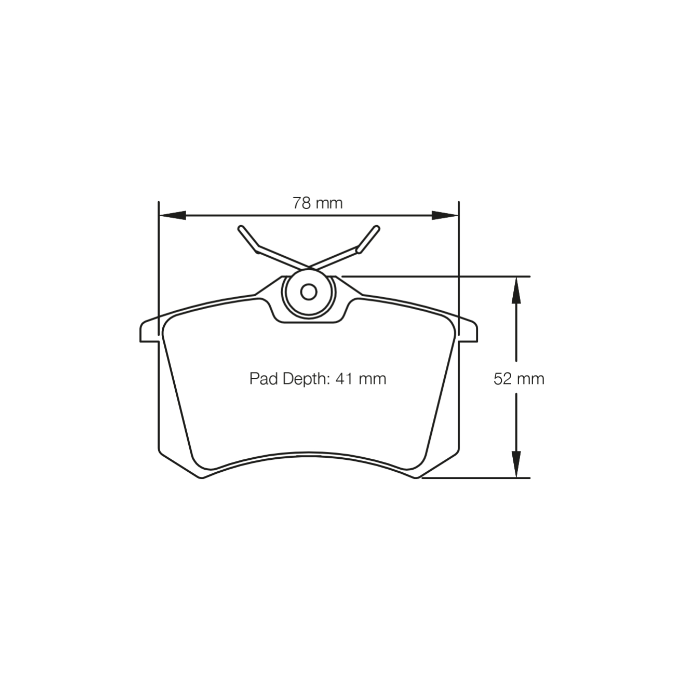 Plaquettes de Frein PAGID Forme 1158 Composé RSL19