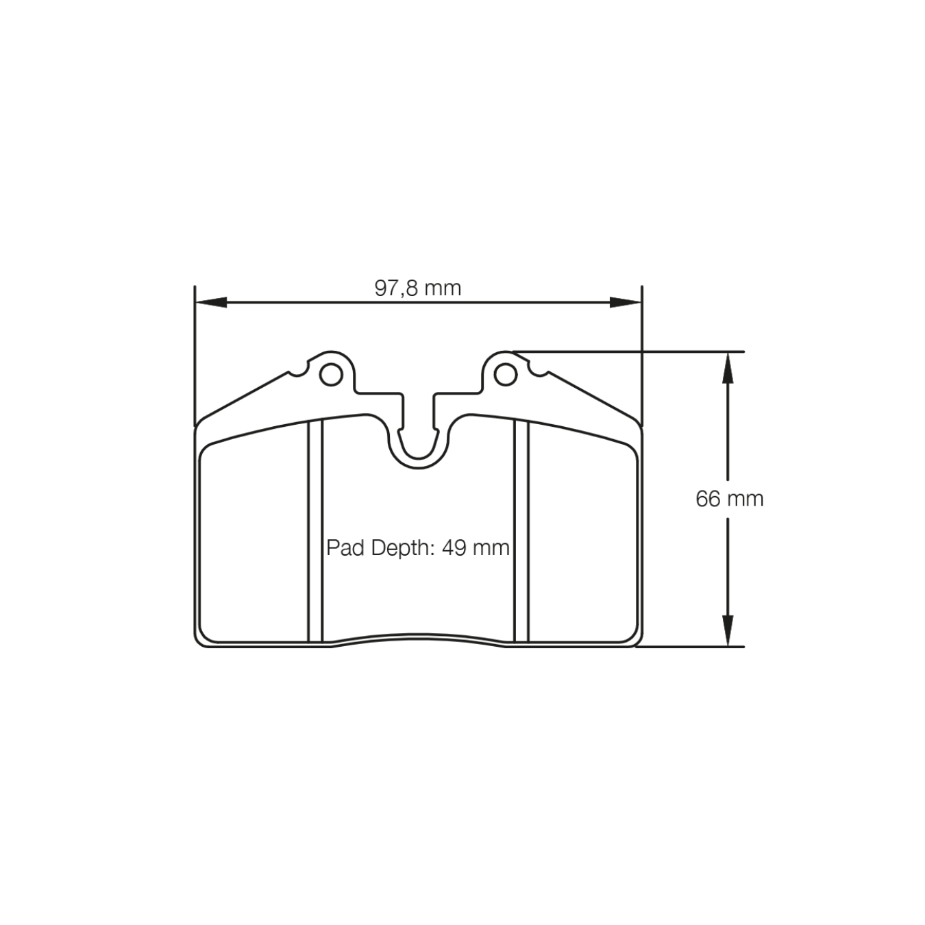 Plaquettes de Frein PAGID Forme 1203 Composé RSL29