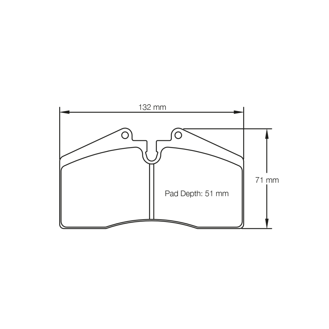 Plaquettes de Frein PAGID Forme 1204 Composé RS44